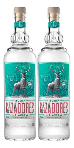 Pack De 2 Tequila Cazadores Blanco 700 Ml