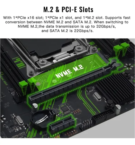 Shangzhaoyuan X99 Pr9 Lga Placa Base Para Intel Xeon E5 V3 V