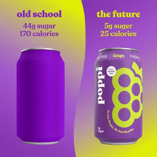 Poppi Soda De Uva Prebitica Espumosa Con Beneficios Para La