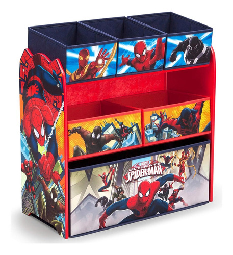 Juguetero Organizador Infantil De Marvel Spider Man Araña