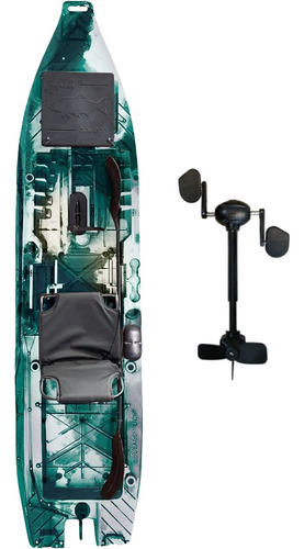 Caiaque Dourado Light Com Pedal - Caiaker - Exercito