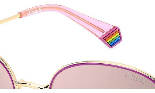 Gafas de sol polarizadas rosas Polaroid 6215 S X Eyr 56jq
