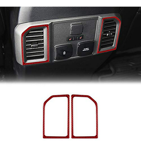 Moldura Para Interior - Yamuda Compatible With 2pcs Carbon F