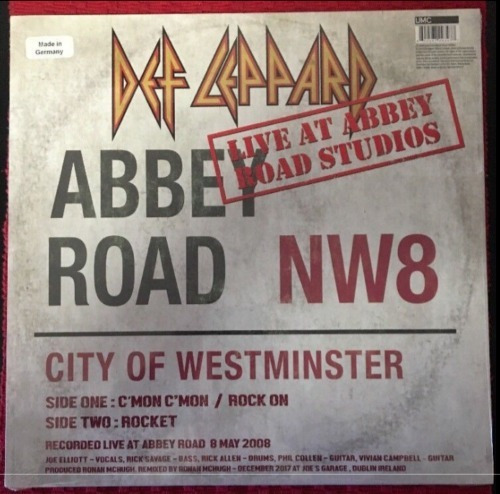 Imagem 2 de 2 de Lp Def Leppard Live At Abbey Road Studios Rds 2018