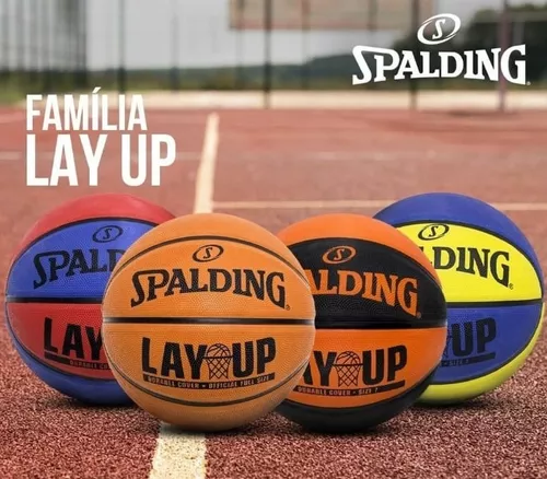 Bola De Basquete Spalding Lay-Up Borracha - Compre Agora