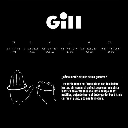 Guantes Nauticos Gill Marine Dedos Cortos