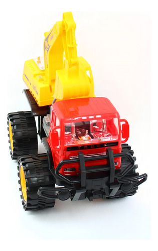Camion De Construccion Excavadora De Friccion Juguete Niños