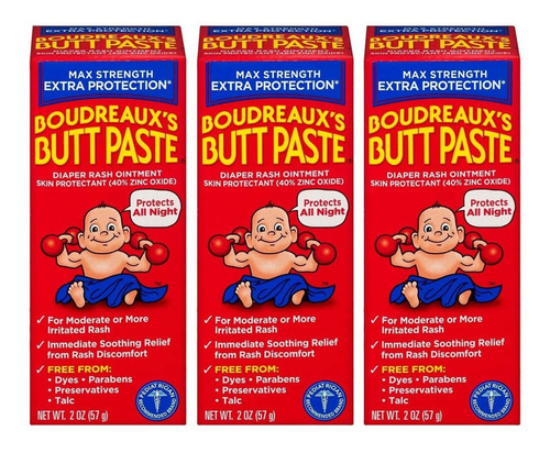 Boudreaux's Butt Paste Ungüento Para Pañales  Maxima Resi