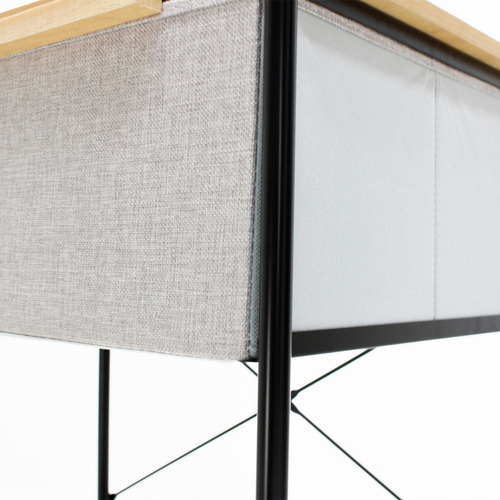 Buro Organizador Pilsen 1 Cajon Acabado Liso Color Beige