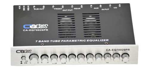 Ecualizador Paramétrico De Bulbos Carbon Audio 7 Bandas Pro