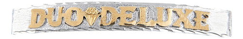 Esclava Hombre Figaro Dd 12mm Deplataley.925 Duodeluxejoyas®