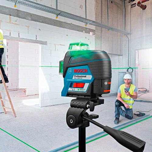 Bosch Nivel Láser De Líneas Verdes 120 M 360º Gll 3-80 Cg