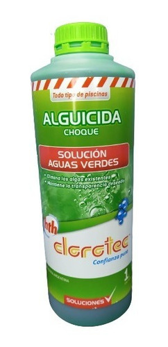 Alguicida -anti Algas De Choque Elimina Agua Verde -clorotec