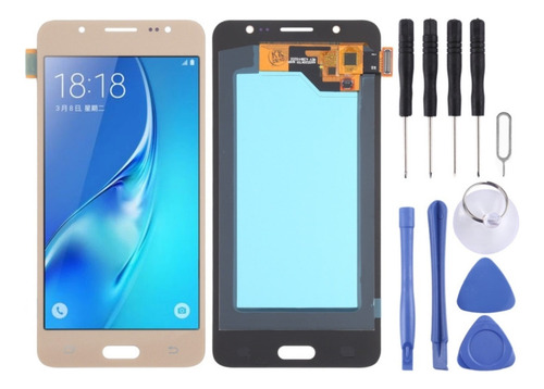 Pm Pm Sjp- Pantalla Lcd Oled Dorada Para Samsung Galaxy J5