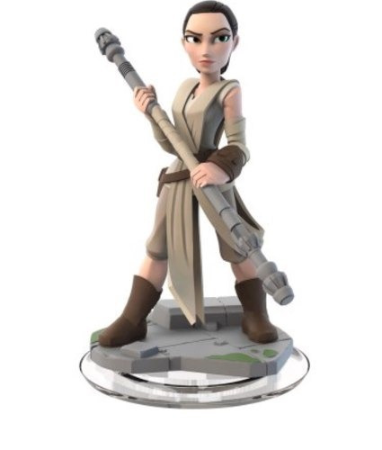 Figura interactiva para videojuegos Rey/Finn The Force Awakens de Disney Disney Infinity franquicia Star Wars