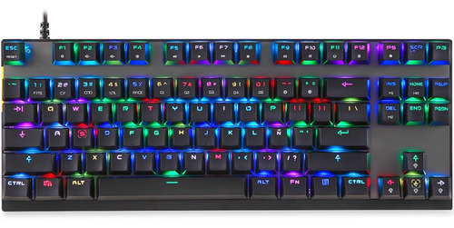 Teclado Rgb Mecanico Gadnic Gamer 14 Efectos De Iluminación