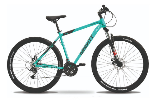 Bicicleta Mtb R29 7v Frenos Disco Cambios Shimano Celeste S