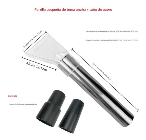Varilla Extractora De Mano Con Cabezal Transparente P/alfomb