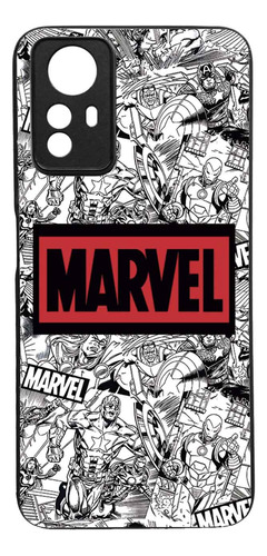 Funda Protector Para Xiaomi Note 12s 4g Marvel Comics