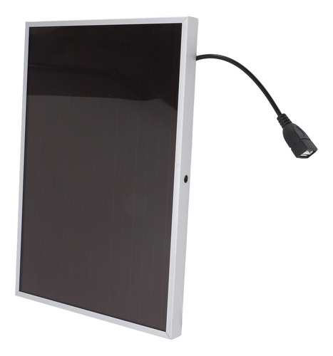 Panel Solar De 20w 12v, Marco De Aluminio Amorfo