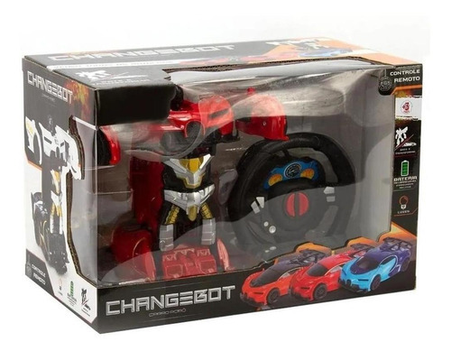 Carrito de control remoto Changebot Red Robot
