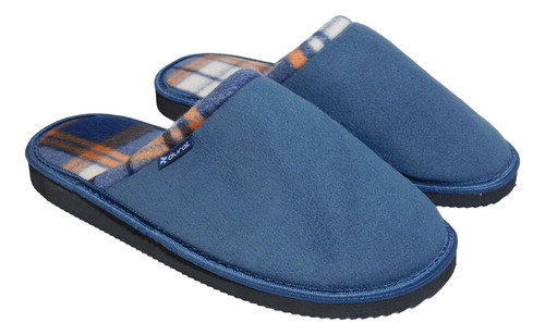 Pantufla Azul Piedra Cuadrille Dama