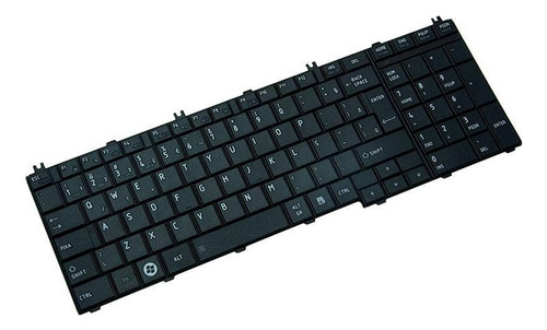 Teclado Para Notebook Toshiba Satellite L655-s5074 Cor Preto