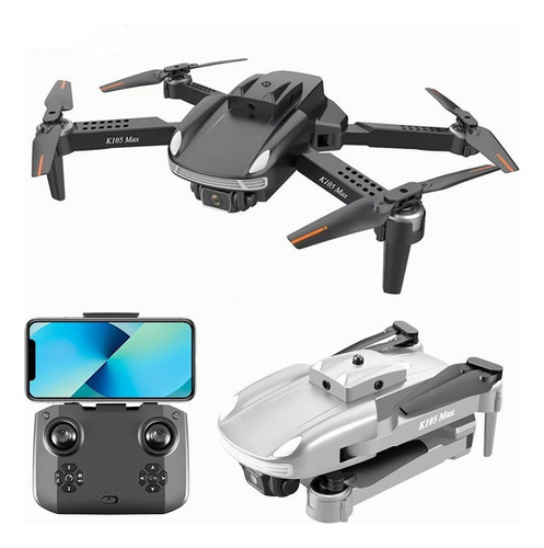 Drone Câmera 4k K105 Max Dual Bateria De Longa Duração