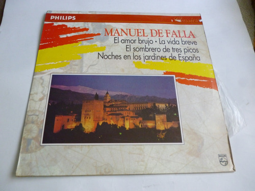 Vinilo Manuel De Falla -          Ljp