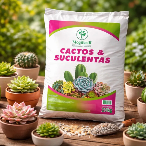 Substrato Cactos E Suculentas Orgânico 20kg