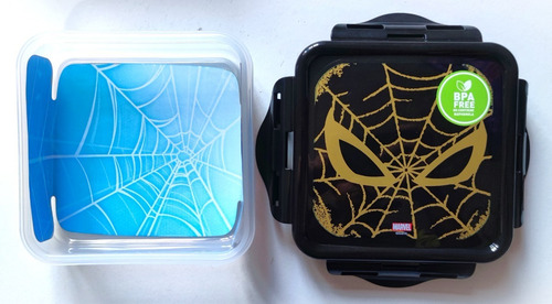 Pote Tapper Contenedor De Comida Hermético 500 Ml Spiderman