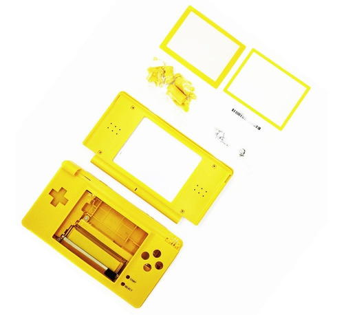 Carcasa Completa Nintendo Ds Lite Amarilla