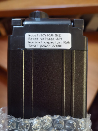 Batería Litio 36v 10ah Velocifero Mad Air 350w Xupai