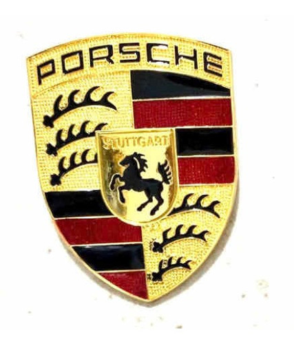 Emblema Porsche Metálico