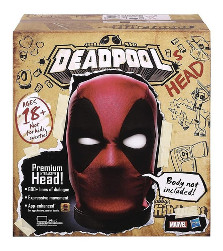Deadpool Cabeza Que Habla Interactiva Hasbro Original E6981