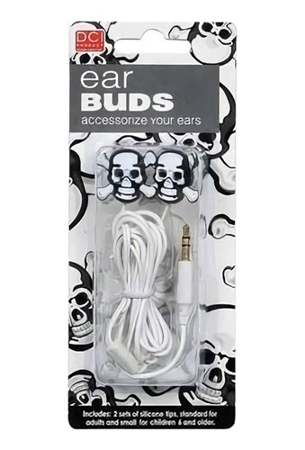 Audifonos Dci Earbuds Calavera Pirata Skull