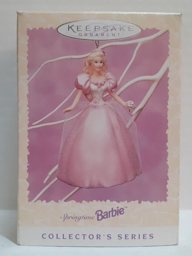 Barbie Hallmark Ornament - Springtime - 1996 - 8 Cm