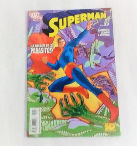 Dc Comics Superman N°33 ¡la Amenaza De Los Parasitos!/cast. (Usado)
