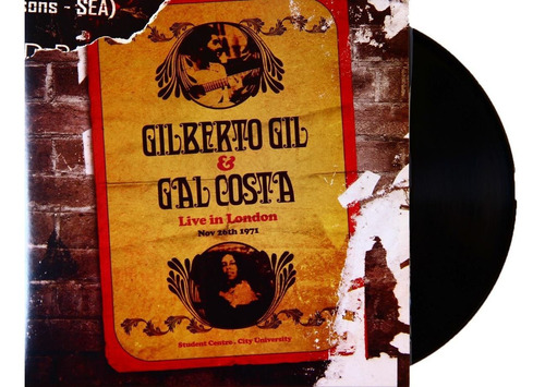 Lp Vinil Gilberto Gil & Gal Costa Live In London 71 Lacrado
