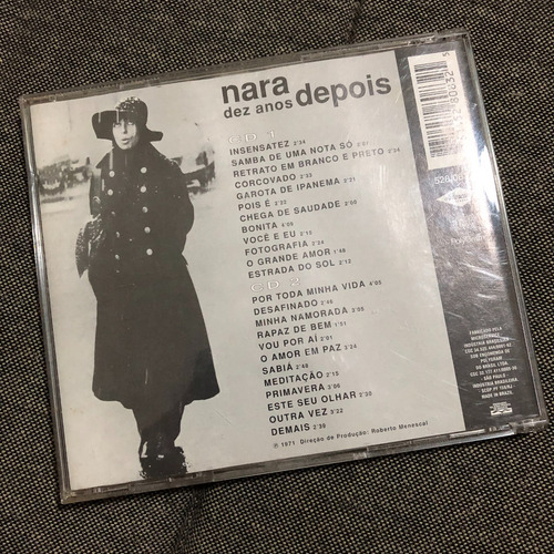 Cd Duplo Nara Leão - Dez Anos Depois 1971 / Bossa Nova Mpb Cd (Usado)