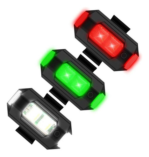 2 Set Drone Luz Estroboscópica Señal Flash Luz Drone Luz