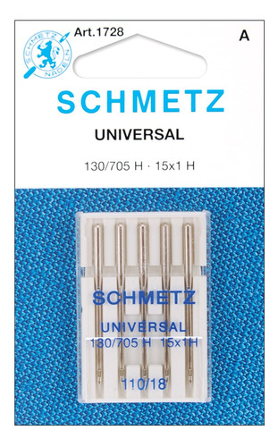 Schmetz Agujas Universales Para Máquina 5 Paquete - Tamaño 1