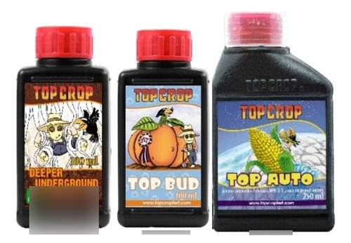 Combo Top Crop Deeper 100ml + Top Bud 100ml + Top Auto 250ml