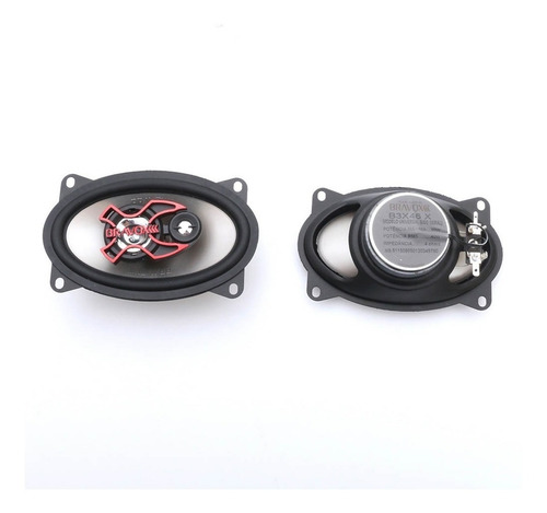 Imagem 4 de 4 de Par Alto Falante Bravox B3x 46 4x6 Polegadas 60w Triaxial