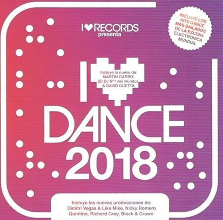 Cd - I Love Dance 2018 - Varios Interpretes