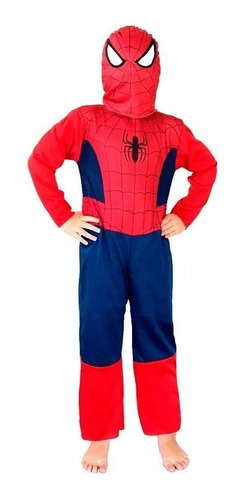 Disfraz Spiderman Superhéroe Marvel Clásico Talles 0, 1 Y 2