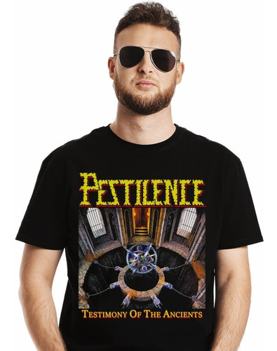 Polera Pestilence Testimony Of The Ancients Metal Impresión