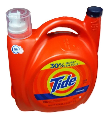 Detergente Liquido Tide Garrafa 5.91 Lts Para 146 Lavadas