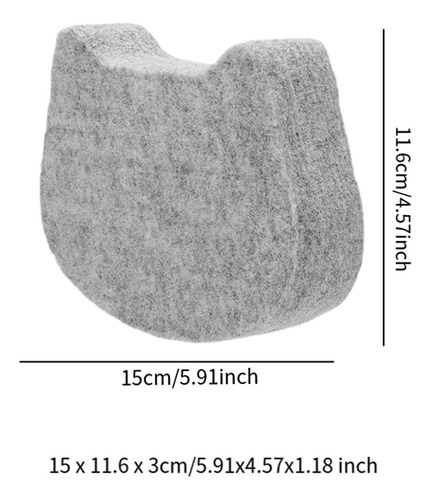 Almohadilla De Fieltro De Aguja, Estera De De 15x11,6x3cm