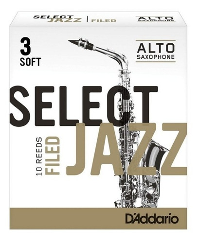 Cañas Daddario Jazz Select Saxo Alto Nº 3s Rsf10asx3s X10